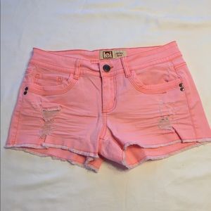 Pink shorts